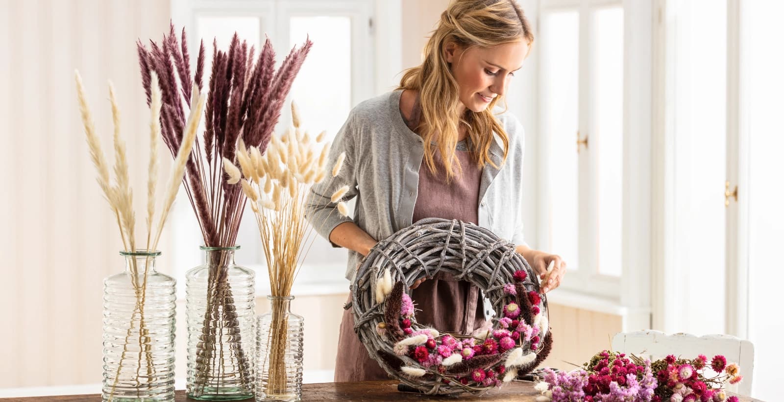 Pampasgras als Trockenblume: Tolle Effekte für Ihr Zuhause