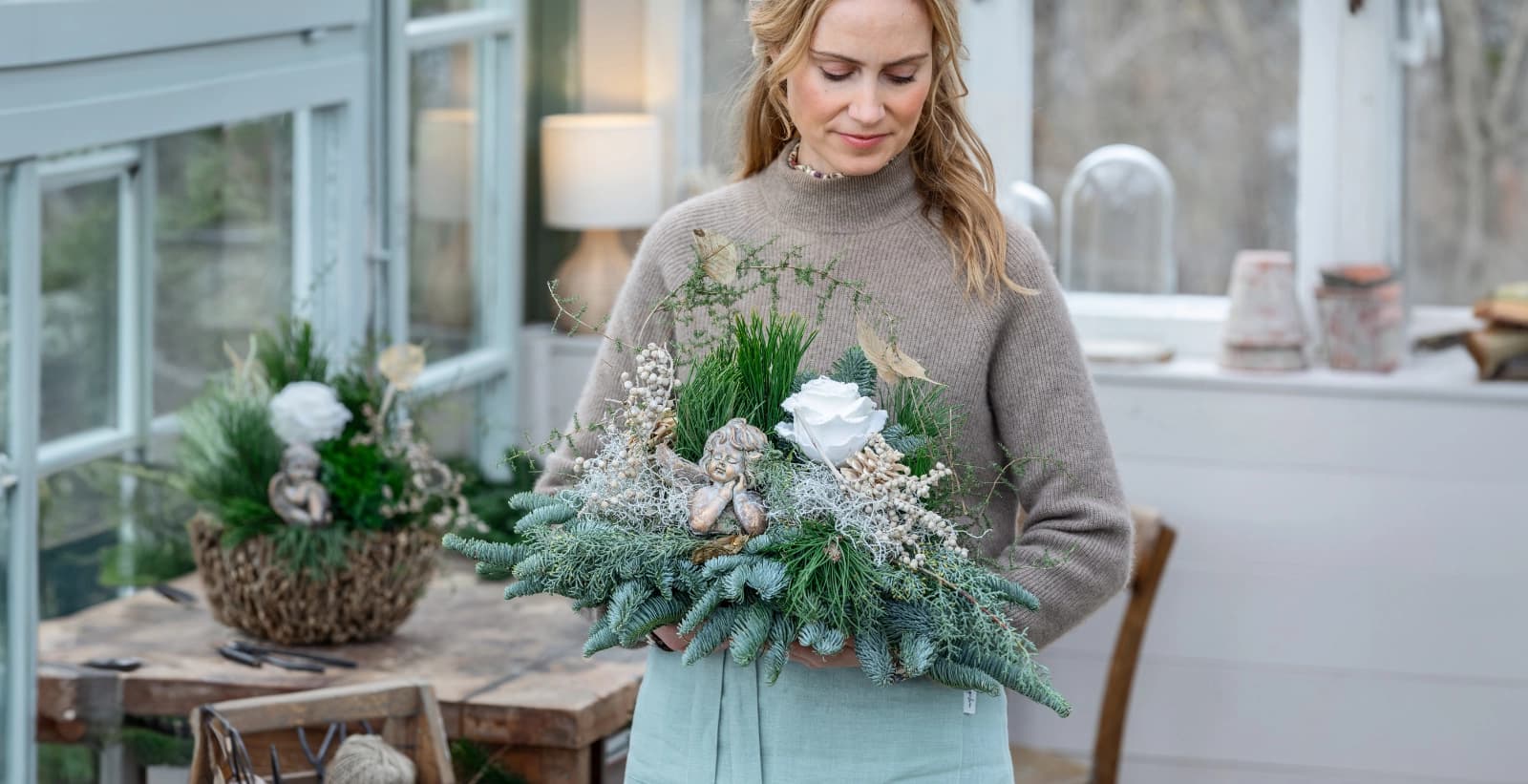 Grabschmuck im Winter