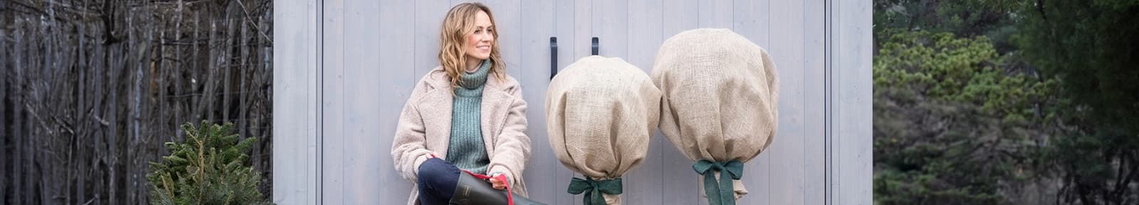 Winterschutz für die Pflanze