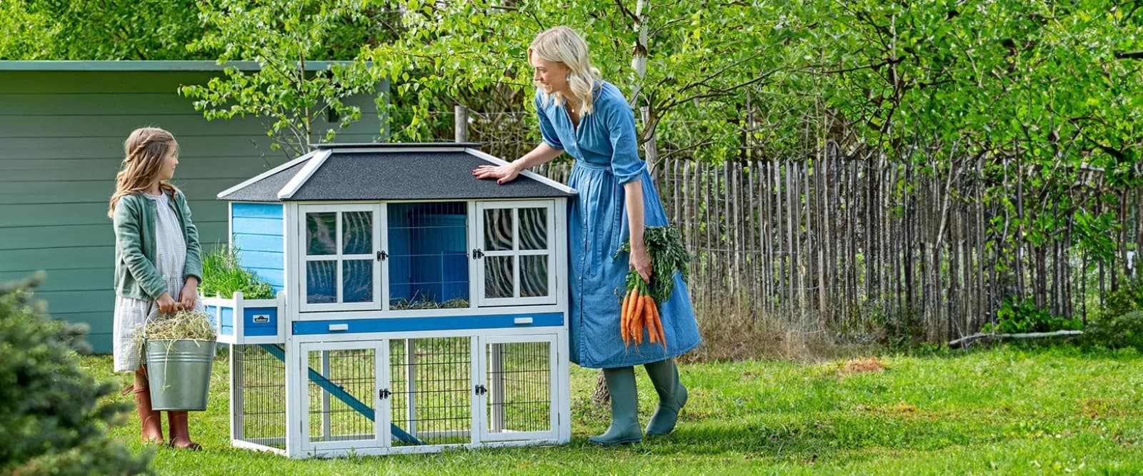 Wohlfühlheime für Kaninchen & Hühner