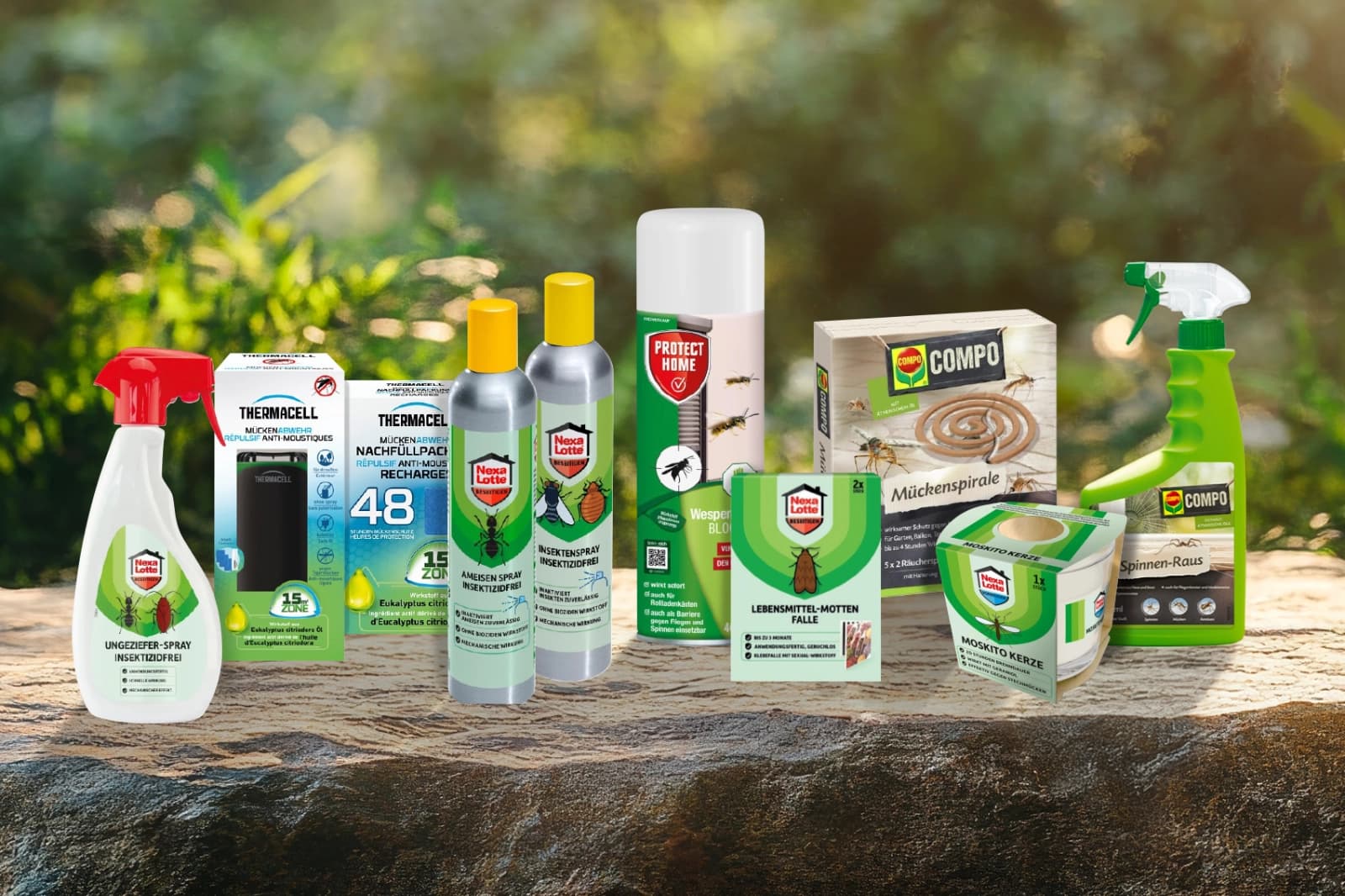 Frei verkäufliche Schädlingsbekämpfung und Vergrämung