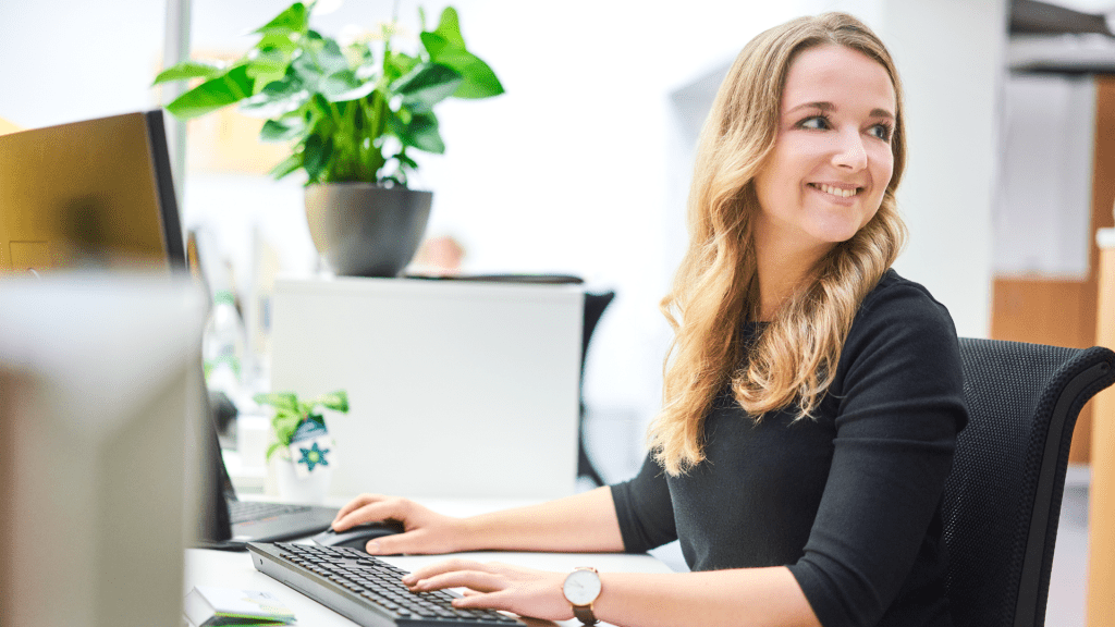 Melanies Arbeitsplatz