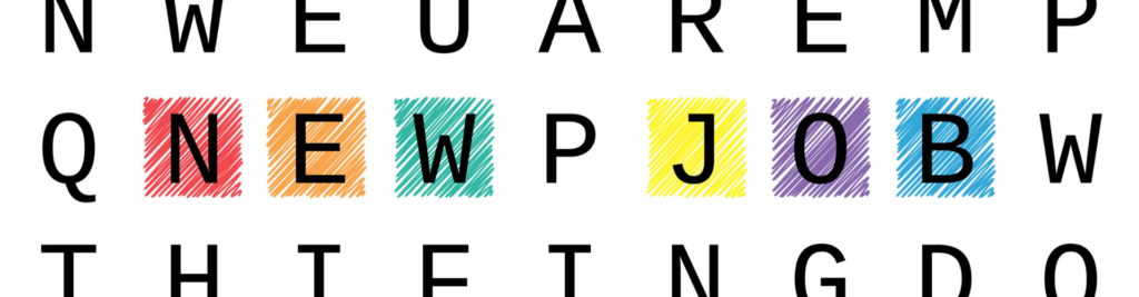 Schriftzug New Job