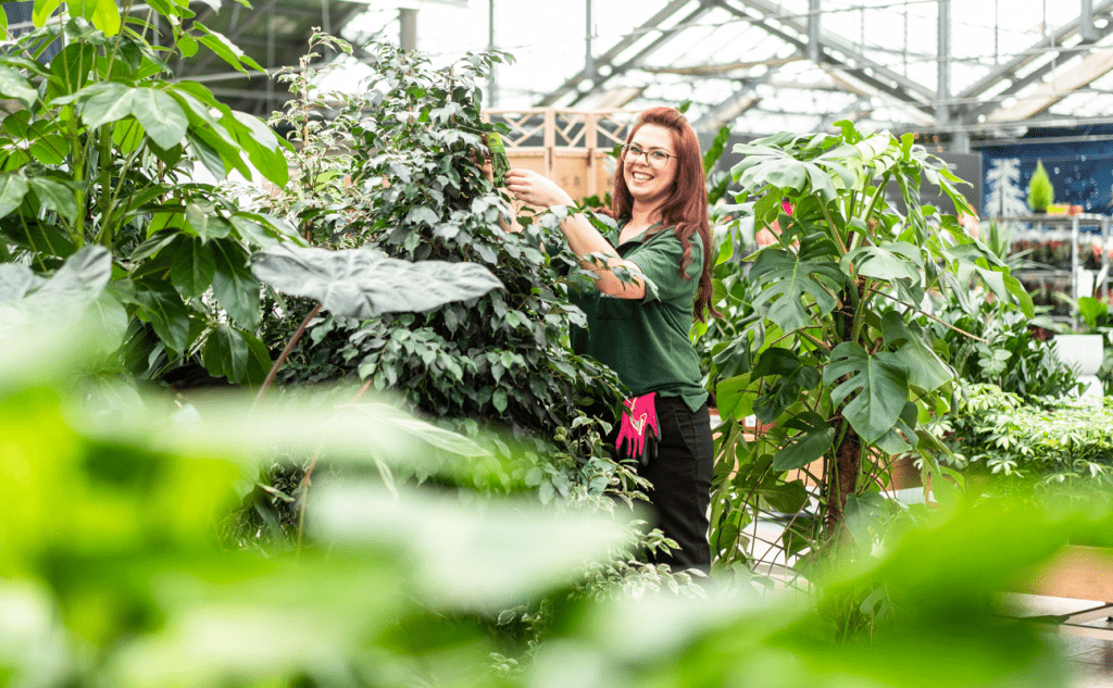 Jasmin bei der Arbeit