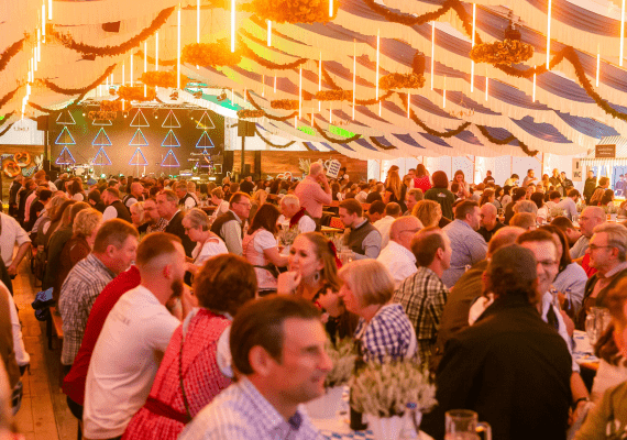 Ausgelassene Stimmung auf dem Dehner Herbstfest