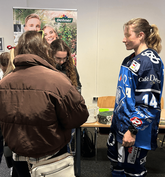 Das Team hatte noch die Gelegenheit, ein Interview zu führen.