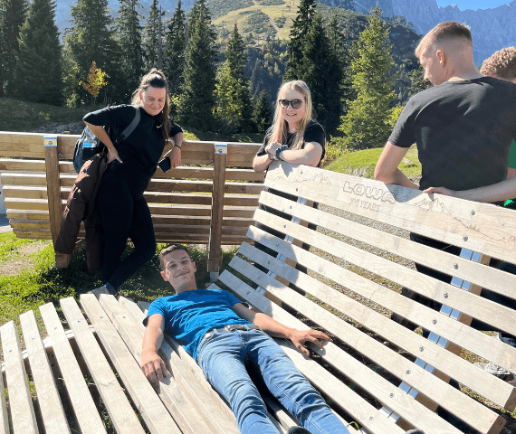 Hüttenwanderung der Azubis vom Junior Kolleg