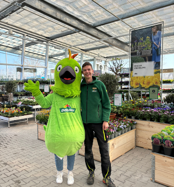 Dehner Maskottchen JayJay