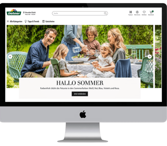 Neuer Dehner Online-Shop